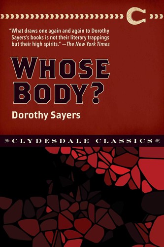 Whose body sayers dorothy - by,