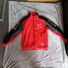 Vintage XL Clinton Enterprises Milwaukee Yamaha Fleece Racing Jacket