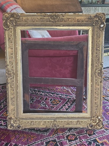 Large antique gilded - antique, gesso