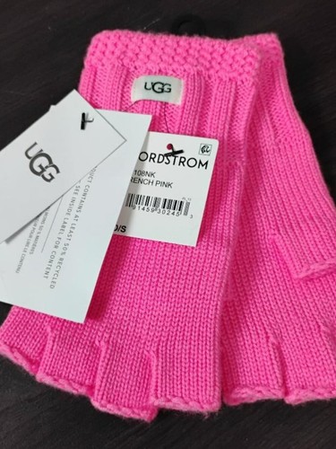 Ugg pink knit fingerless - pink,