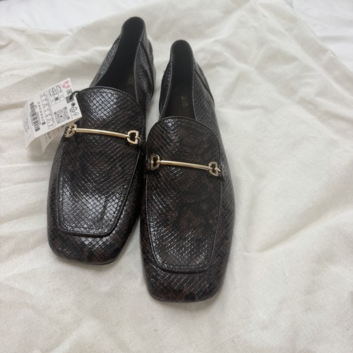 Zara brown snakeskin - zara,
