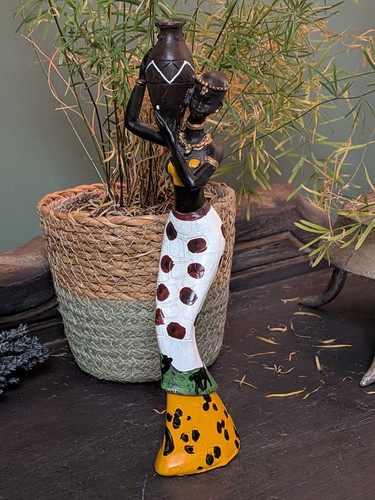 Vintage african lady - lady, figurine