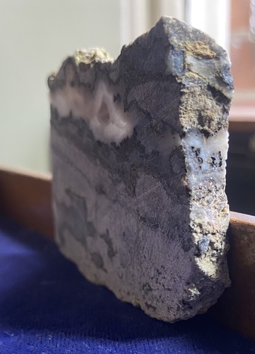 Raw sphalerite slab - sphalerite, slice