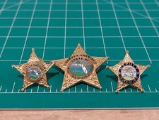 Vintage Mini Star Badge 1"