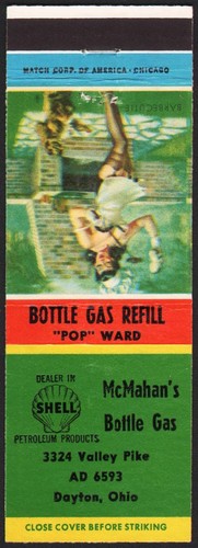 Vintage matchbook cover - , shell