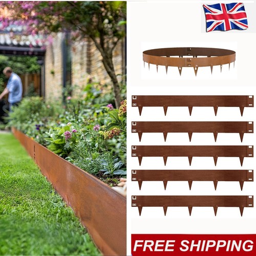 Corten garden lawn edging - corten,