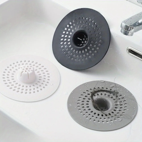 Silicone shower drain hair - drain,