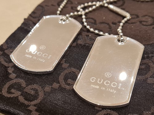 Genuine gucci dog tags - genuine,