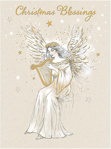 Christmas card open religious - card,