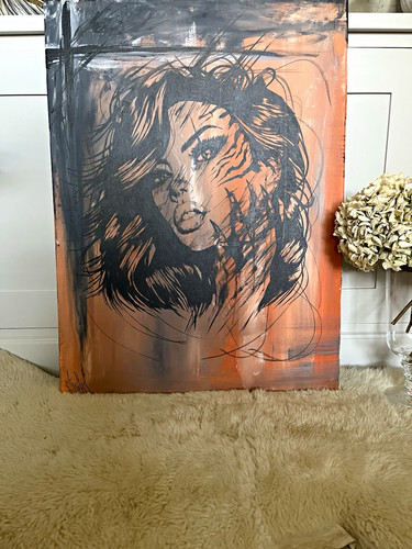 Original acrylic painting - original,