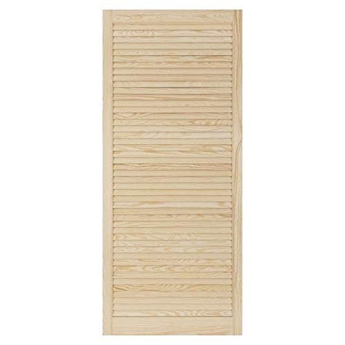 Vented pine wood - louvre, door