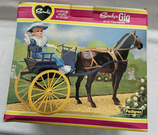 Vintage Sindy Pony Gig with Harness and Instructions