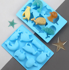 Silicone Donuts Heart  Mould Chocolate Fondant Tray Icing  Moulds Ice Cube Jelly