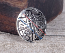 2PCS 30MM 1926 Silver Oregon