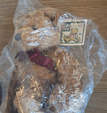 RARE VINTAGE RUSS GREGORY BEAR SCRUFFY PLUSH BROWN BEAR - 13" BRAND NEW UNOPENED