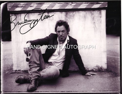 Bruce springsteen autographed - springsteen,