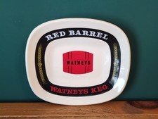 Watneys Keg Red Barrel Vintage Royal Norfolk Ceramic Ash Tray Bowl Pub Bar