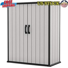 Resin Outdoor Storage Shed W/