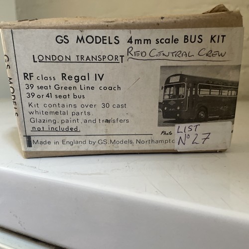 Vintage 4mm models metal - oo,