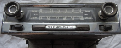 Vintage mercedes pontoon radio - mercedes,