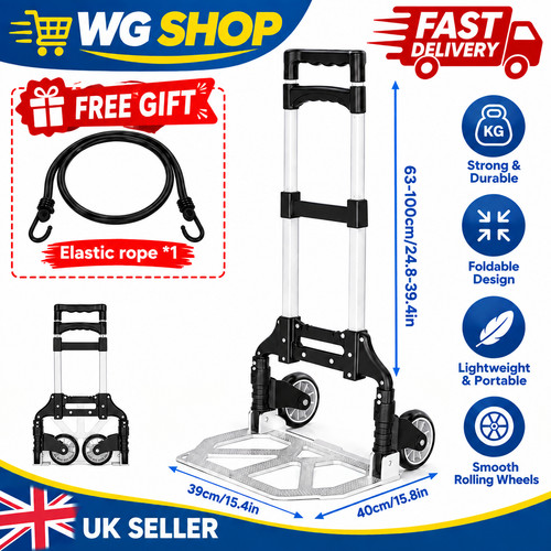 100kg folding sack truck - 100kg,