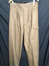 Original British Army Serge Battledress Trousers - Size 16 - 35" Waist