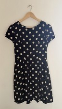 Topshop black white polka - &,