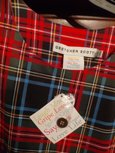 Gretchen scott red plaid - scott,