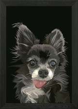 Japanese Spaniel Framed Wall
