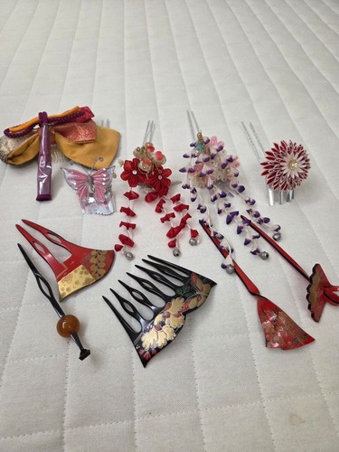 Kanzashi kimono hair ornament - kanzashi,
