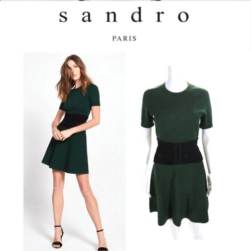 Sandro paris knit corset dress - knit,