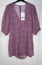 ZARA PINK PURPLE FLORAL
