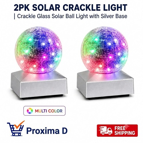 2pk solar crackle ball - 2pk,