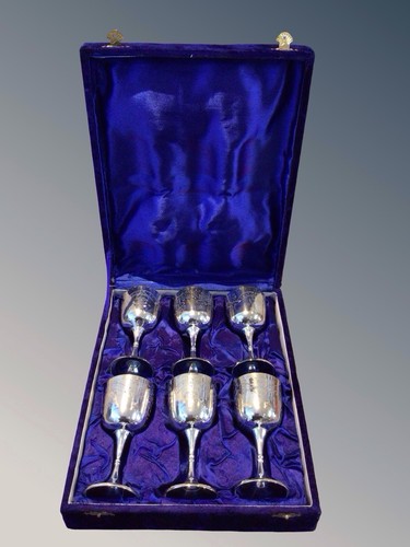Silver plated goblets in - silver,