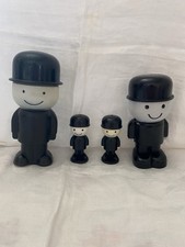 4 VINTAGE HOMEPRIDE FRED COLLECTABLES LIQUID BOTTLE, MONEY BOX & SALT& PEPPER CO