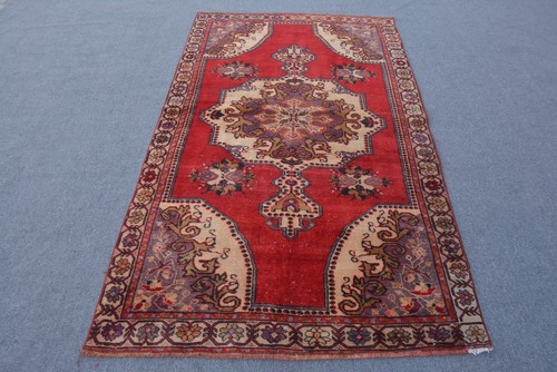 Vintage rug area - area, 4x7