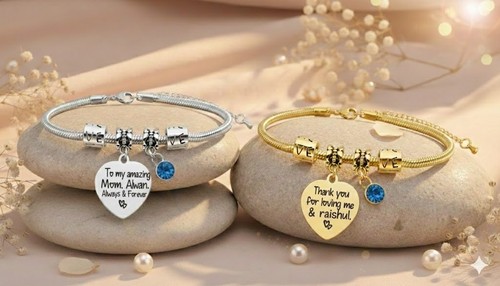 Personalised bracelet with - personalised,