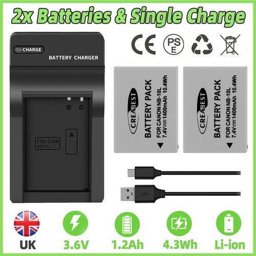 10l battery charger - nb-10l, &