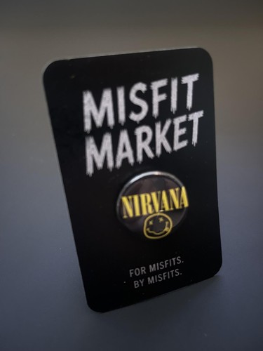 Nirvana smiley face inch - smiley,