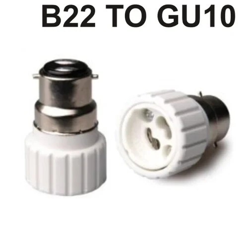 B22 gu10 adapter bayonet - to,