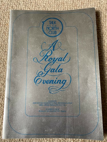 Signed gala evening programme - signed,