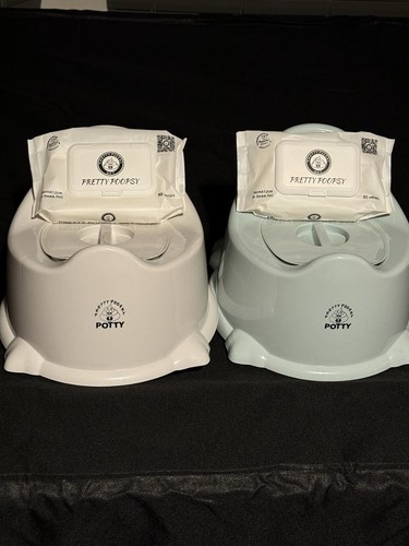 Pretty poopsy potty with - , lid