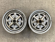 MG MIDGET (1970-80) 2 x ROSTYLE STEEL WHEEL, 13" x 4.5J, PART No.  AHA9881