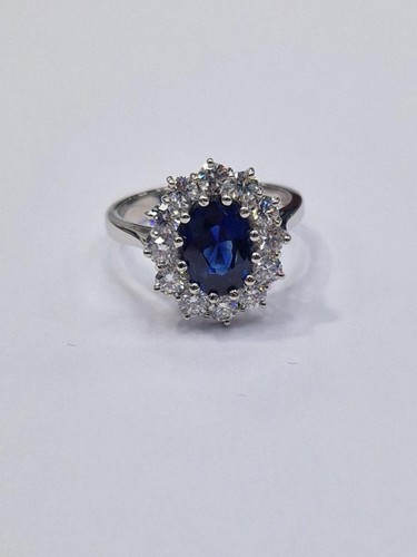 Sapphire and diamond cluster - and,