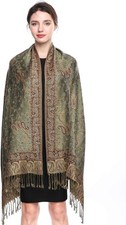 Paisley Pashmina Shawl Wrap