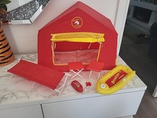 Vintage Barbie 1990s Baywatch Lifeguard Tent Boat And Accessories Playset Rare 