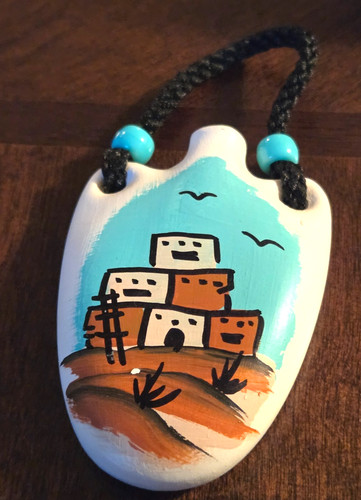 Vintage terracotta pueblo - terracotta,