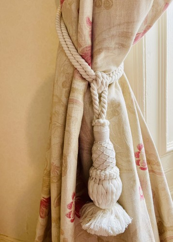 Pair vintage large curtain - pair, of