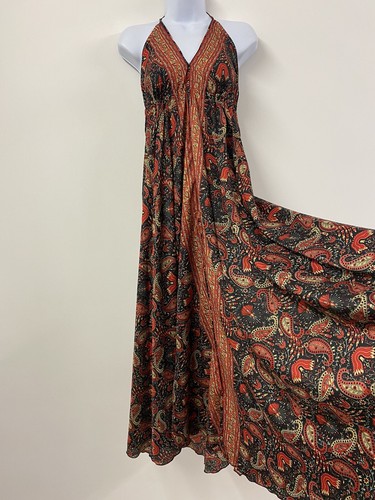 Bohemian maxi dress black - maxi,