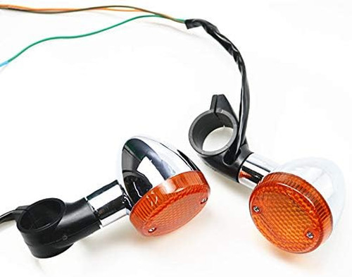 Chrome signal indicator lights - chrome,